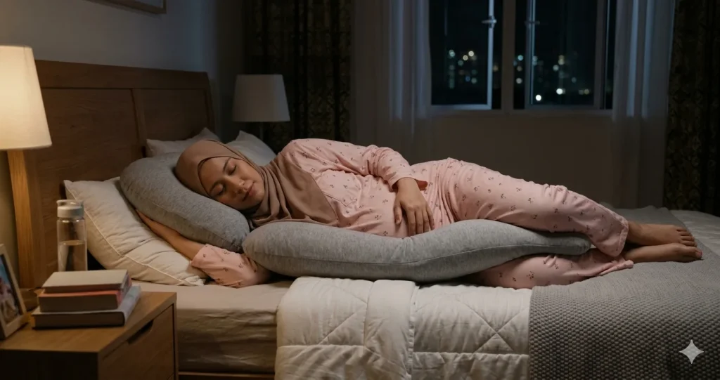 ibu mengandung tidur nyenyak