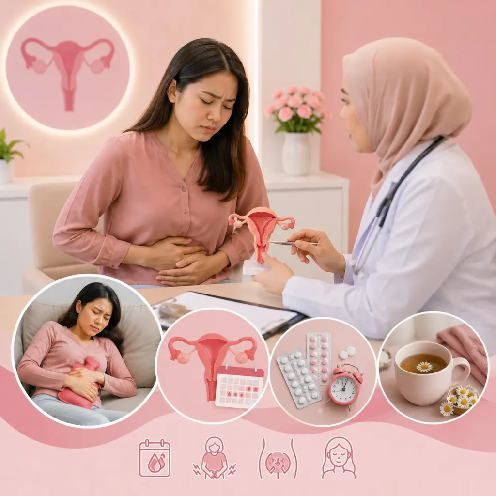 Rawatan masalah haid tidak teratur dan senggugut bersama doktor wanita di Klinik Nur Medicare Pinggiran USJ