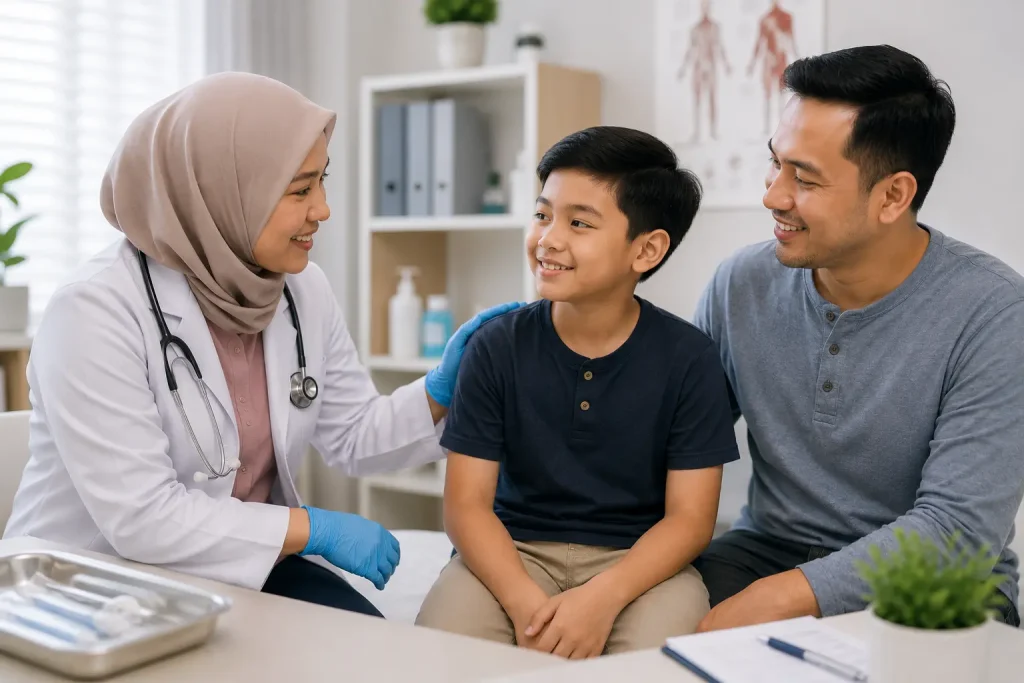 Konsultasi khatan lelaki kanak-kanak dan dewasa di Klinik Nur Medicare Pinggiran USJ