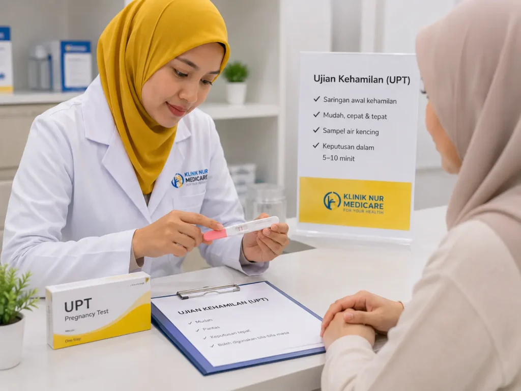 ujian kehamilan di klinik nur medicare